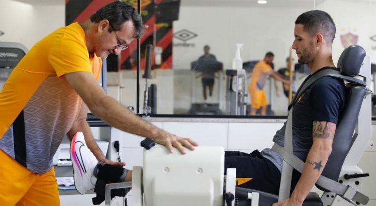 Thiago Neves é o novo reforço do Leão. Foto: Anderson Stevens/ Sport Club do Recife