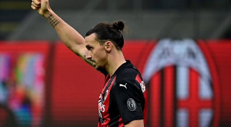 Ibrahimovic é o principal jogador do Milan e ainda referência na seleção da Suécia. Foto: AFP