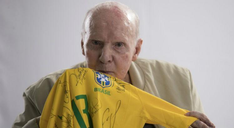 Zagallo é o brasileiro que mais participou de Copa do Mundo pela seleção. Foto: Lucas Figueiredo/CBF