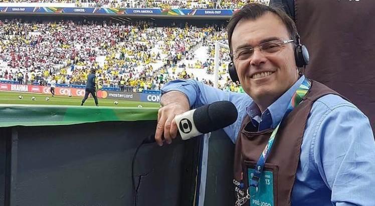 Tino Marcos é um dos grandes nomes do jornalismo esportivo brasileiro. Foto: Reprodução/Instagram