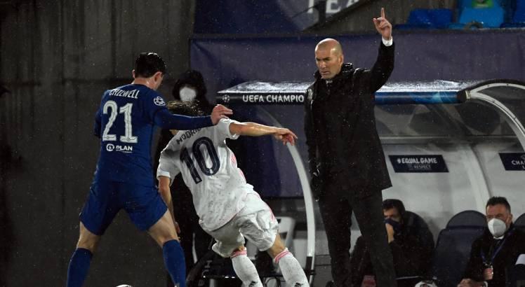 Real Madrid e Chelsea realizaram nessa terça-feira o primeiro jogo de uma das semifinais da Champions. Foto: AFP