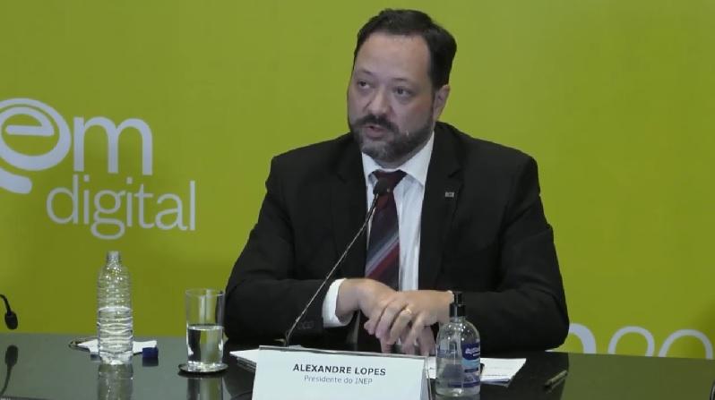 Alexandre Lopes, presidente do Inep | Foto: Reprodução