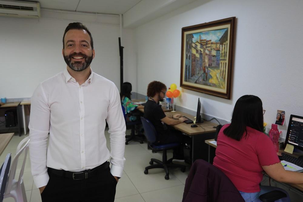 Guilherme Cardoso, gerente do Núcleo de Trabalhabilidade da Uninassau | Gabriel Ferreira/JC Imagem