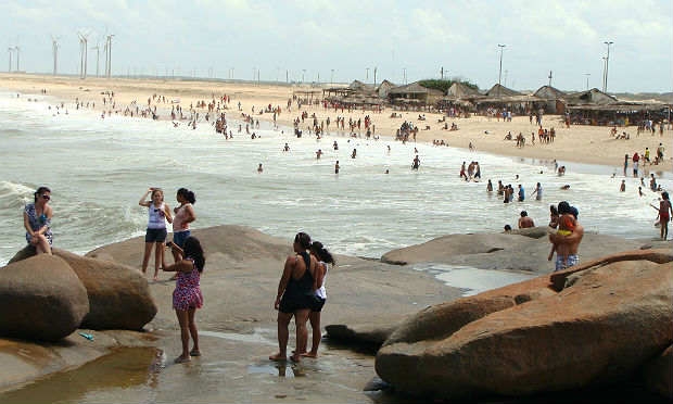 Ponto turístico, a Praia do Sal é um dos locais com internet grátis / Foto: divulgação