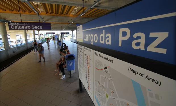Estação Largo da Paz é uma das que têm mais ocorrências / Foto: Guga Matos/JC Imagem